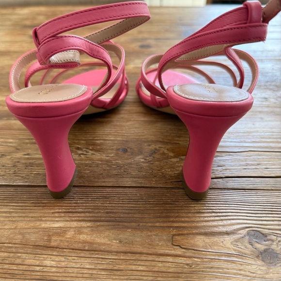 Cole Haan Leather Addie Strappy Sandals Women’s 5.5 Pink Cushion Comfortable NEW - Picture 6 of 9